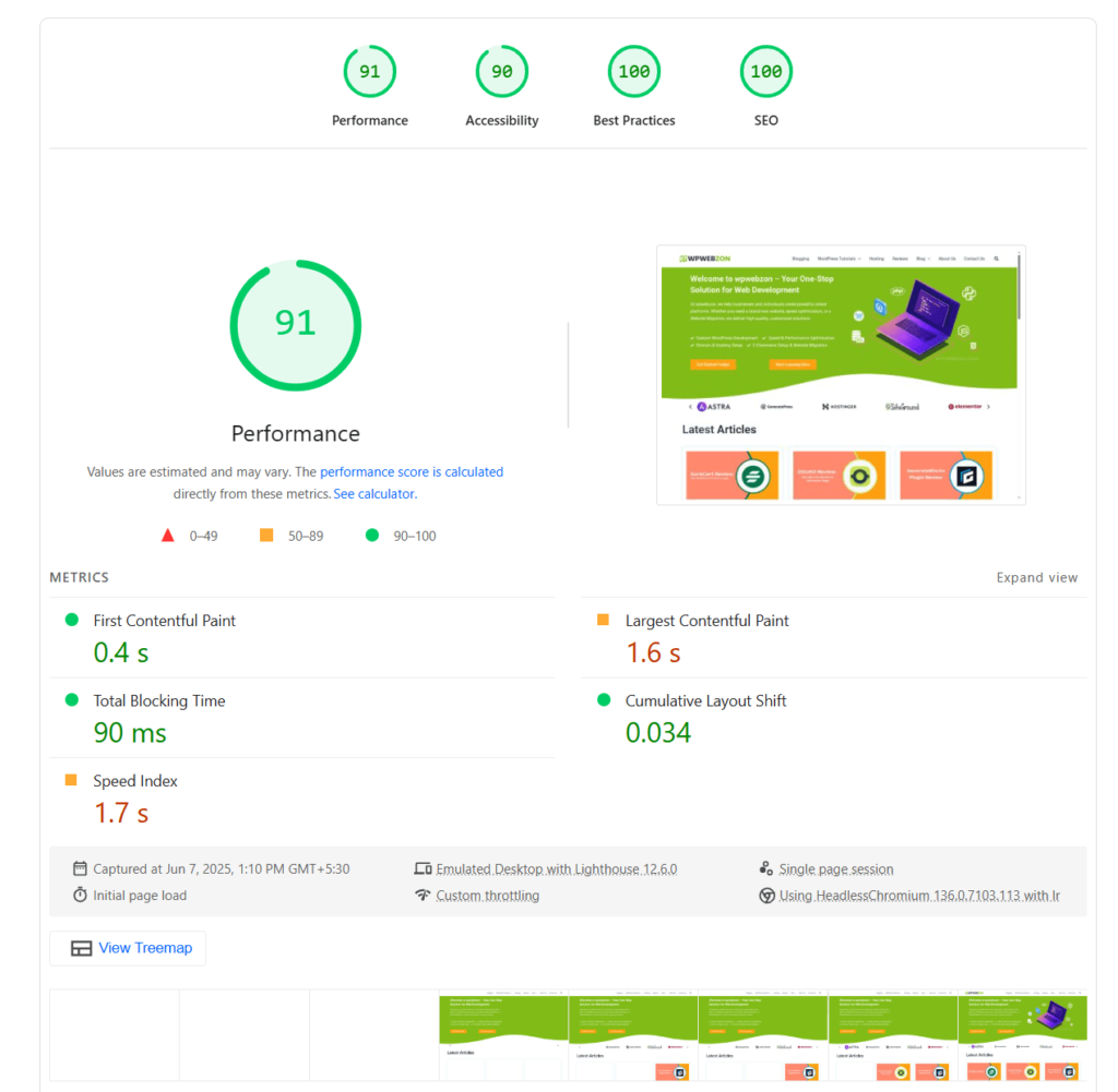 Website Speed & Core Web Vitals