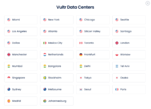vultr Data Centers